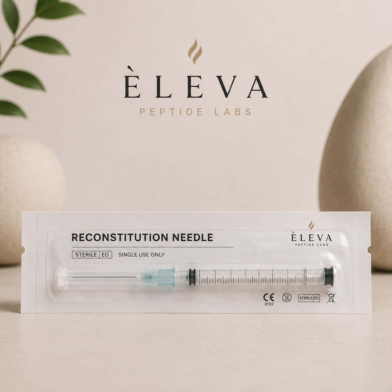 Reconstitution Needle + Syringe